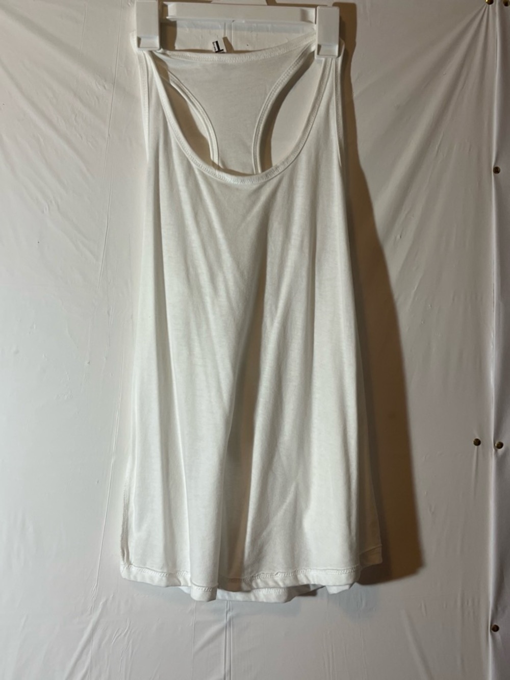 Classic White Racerback Tank Top